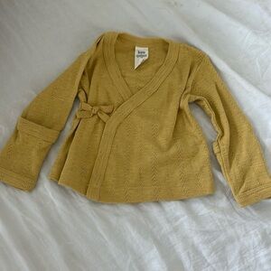 Kate Quinn kimono top yellow 0/3m